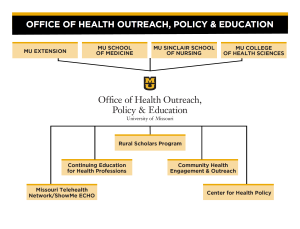 Image of the Office of HOPE Organizational Chart depicting stakeholder schools filtering down to departments within the Office of HOPE.