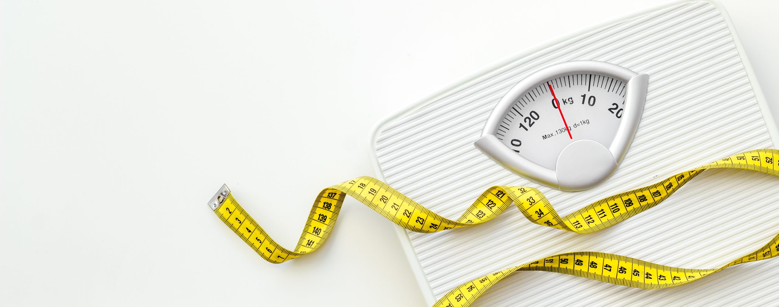 Scale with tape measure for tracking a healthy weight